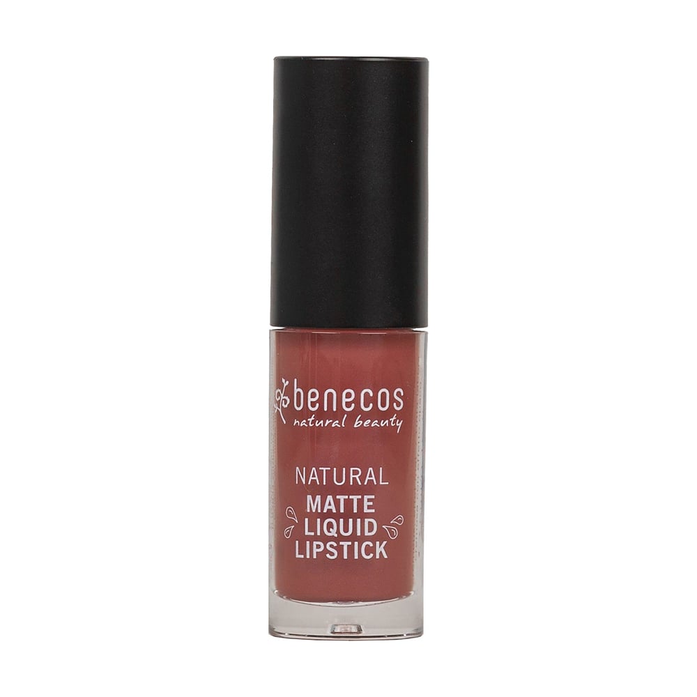 Рідка матова помада для губ Benecos Natural Matte Liquid Lipstick, Rosewood Romance, 5 мл